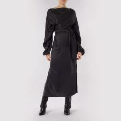 Riley Black Jacquard Dress 13 Riley Black Jacquard Dress -Maison Close Sales ynmiyxr7avbnrhwjtfqc