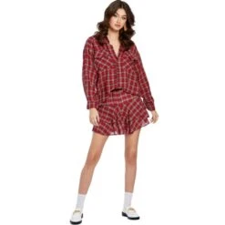 Zhavia Wool Printed Mini Skirt 9 Zhavia Wool Printed Mini Skirt -Maison Close Sales zhavia wool printed mini skirt 64e19bb589159b1a8ac825c636e1e759