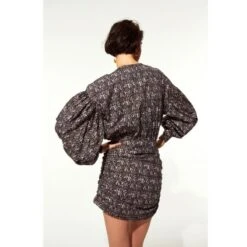 Carlotte Mini Dress In Printed Poplin -Maison Close Sales zlkqgpsjnkfeydyrpsdx