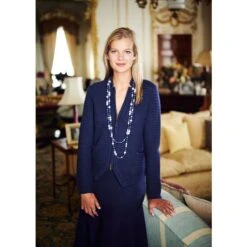 Skirt - Cashmere Navy -Maison Close Sales zmjsilkpr2vxzc3kzqov