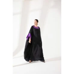 Cupro Dress - Black Purple -Maison Close Sales zsz2wtbvywei8chakgzb